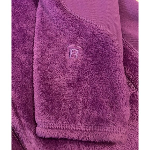 PATAGONIA Purple R2 Fuzzy Fleece Jacket Full Zip Polartec Thermal Pro Women's L - Picture 3 of 9
